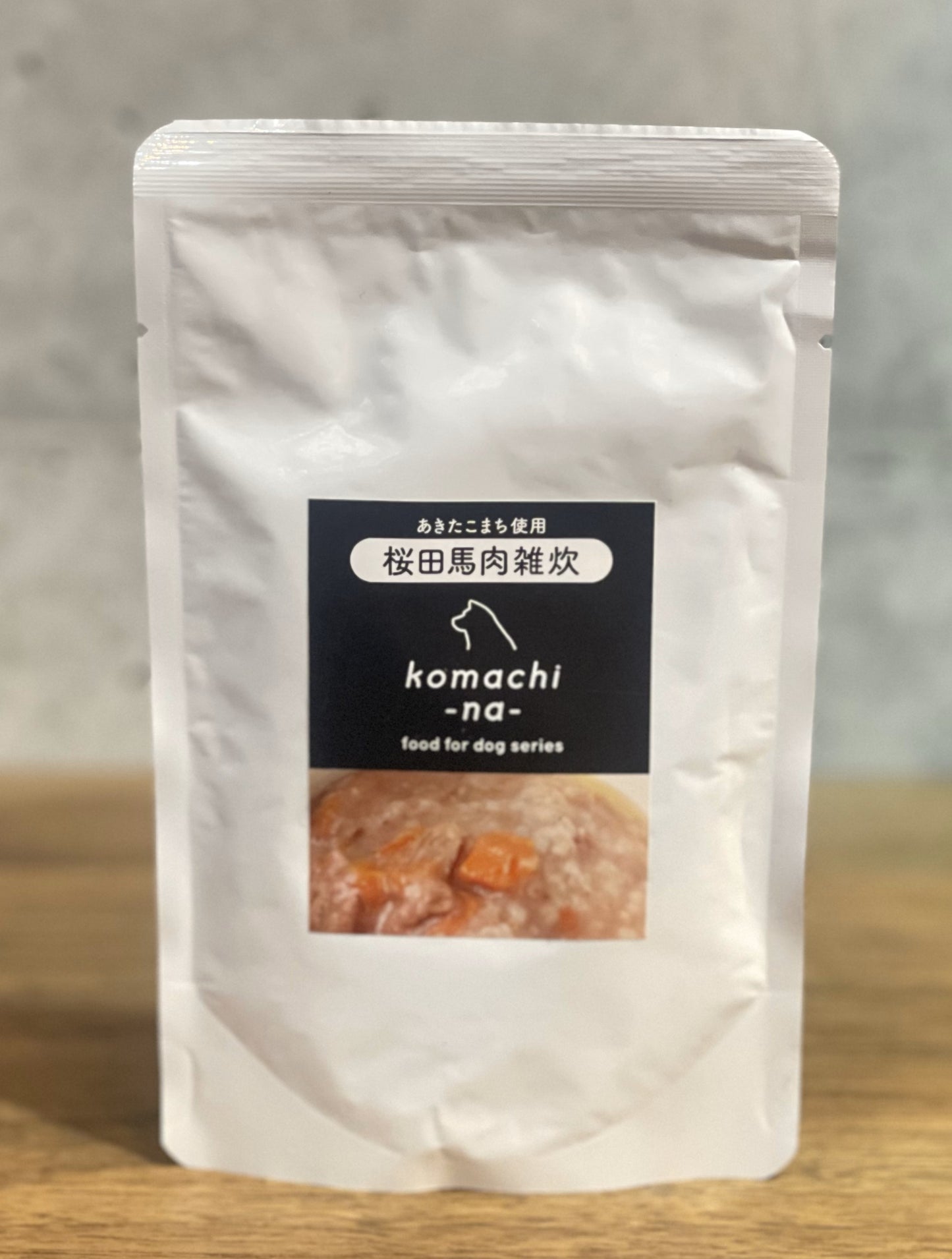 !komachi-na- 桜田馬肉とあきたこまちの雑炊(野菜入)80g