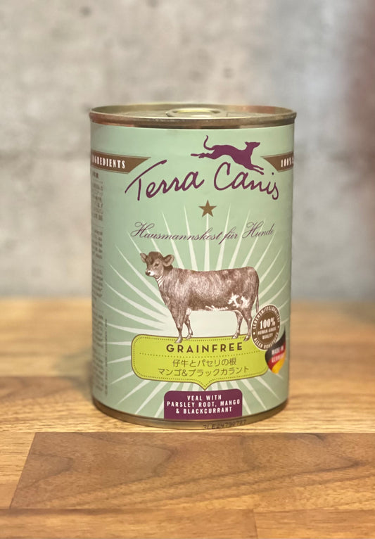 テラカニス グレインフリー 仔牛とパセリの根 マンゴー&ブラックカラント