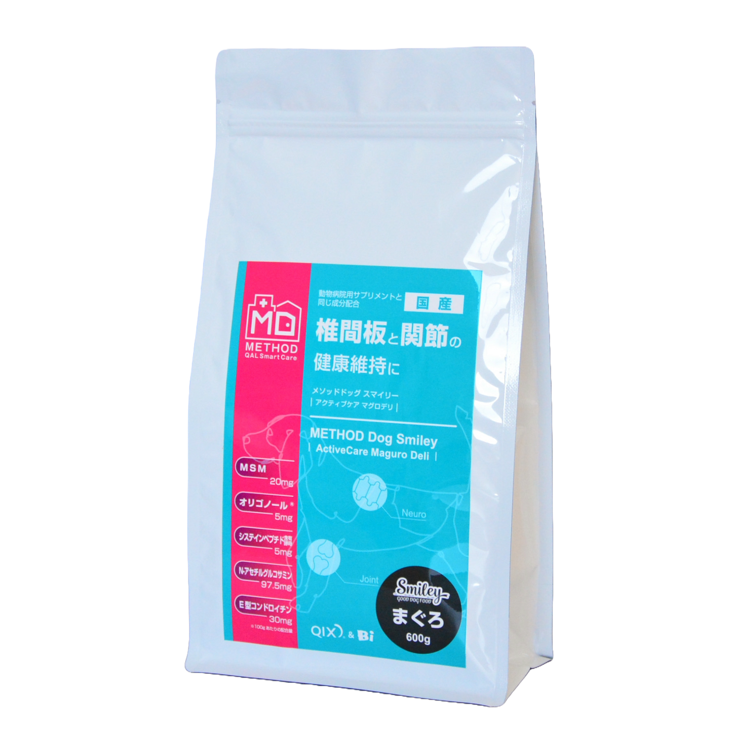 関節ケア メソッドドッグスマイリーマグロ 600g