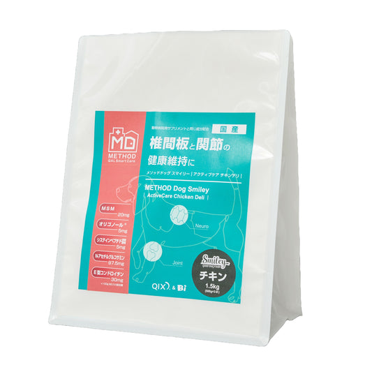 メソッドドッグスマイリーチキン 1.5kg 関節ケアフード