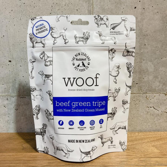 woof ビーフグリーントライプと緑イ貝