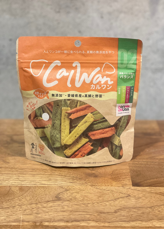 カルワン バランス 真鯛70%と野菜でサクサク美味しい！おやつでもご飯とトッピングにも