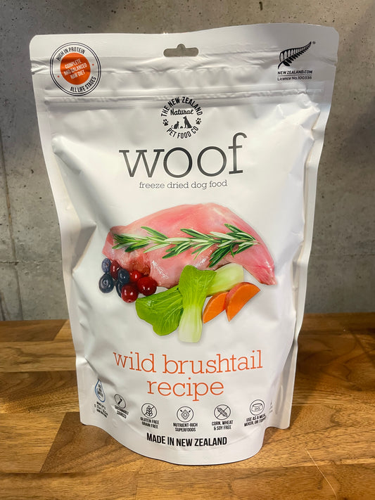 woof ワイルドブラッシュテイル 280g カンガルーの小型版 低脂質でオススメ！