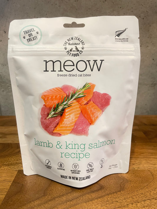 meow ラム＆キングサーモン 50g ハイグレードフリーズドライフード