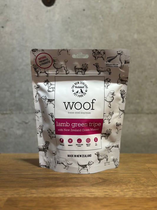 woof　ラムグリーントライプと緑イ貝