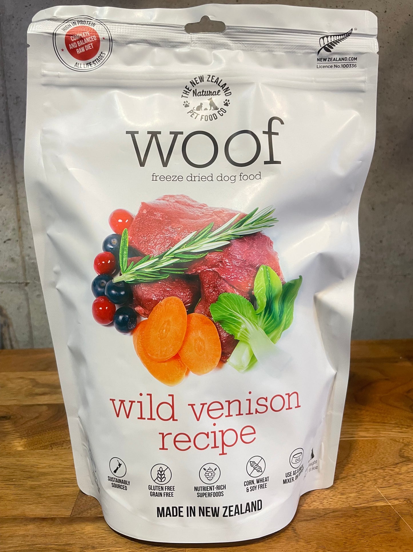 woof ワイルドベニソン 280g ハイグレードフリーズドライフード