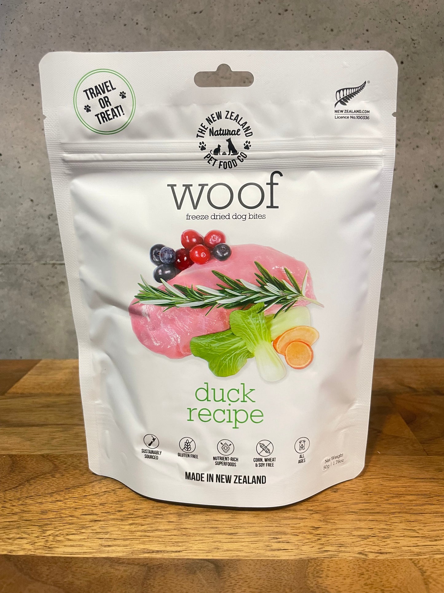 復活！woof ダック 50g ハイグレードフリーズドライフード