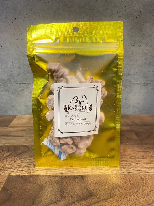 KAZOKU うつくしまエゴマ豚肉 15g ブリーズドライ