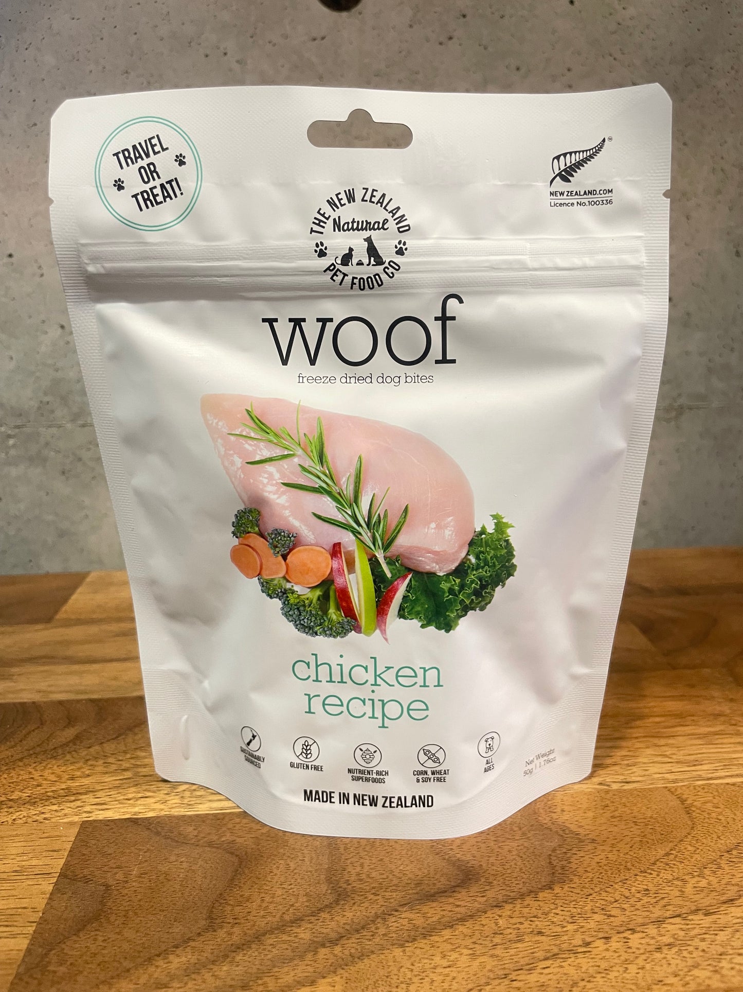復活！woof チキン 50g ハイグレードフリーズドライフード