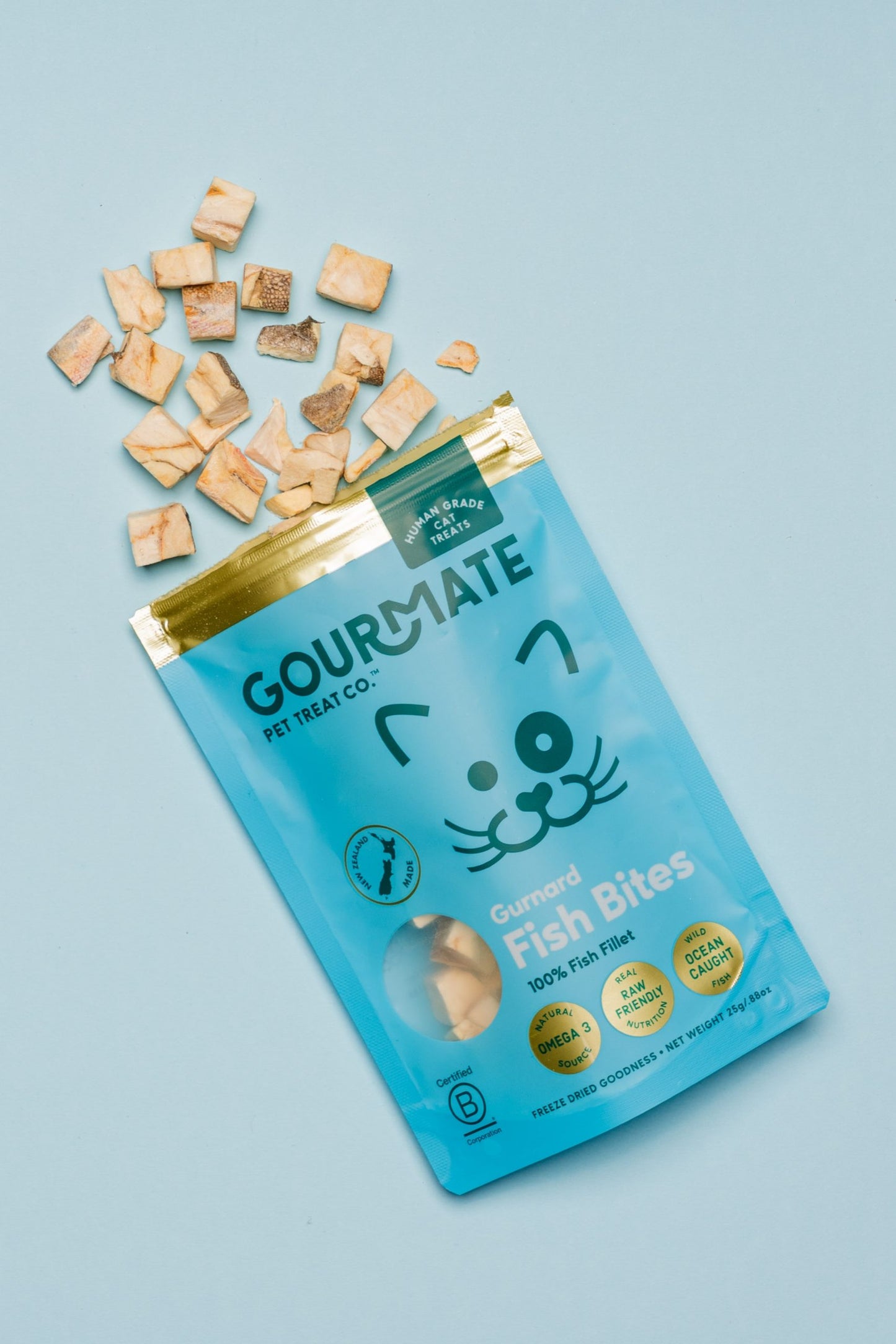 GOURMATE　ミニ・ホウボウ(白身魚)　25g 高級魚をそのままフリーズドライで！