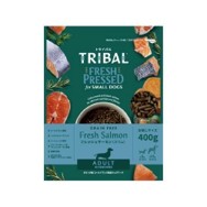 コールドプレス製法！非加熱！トライバルフレッシュサーモン400ｇ形状がスリムになって食べやすくなりました！