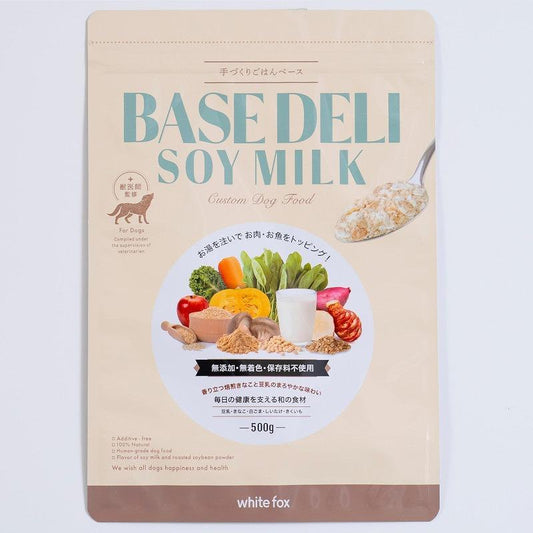 開けた瞬間きな粉の香り！ＢＡＳＥ　ＤＥＬI　ＳＯＹ ＭＩＬＫ　500g